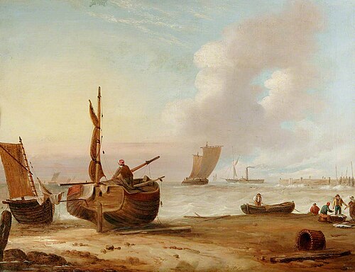 Yarmouth Jetty, Norfolk, 1825, Joseph Stannard