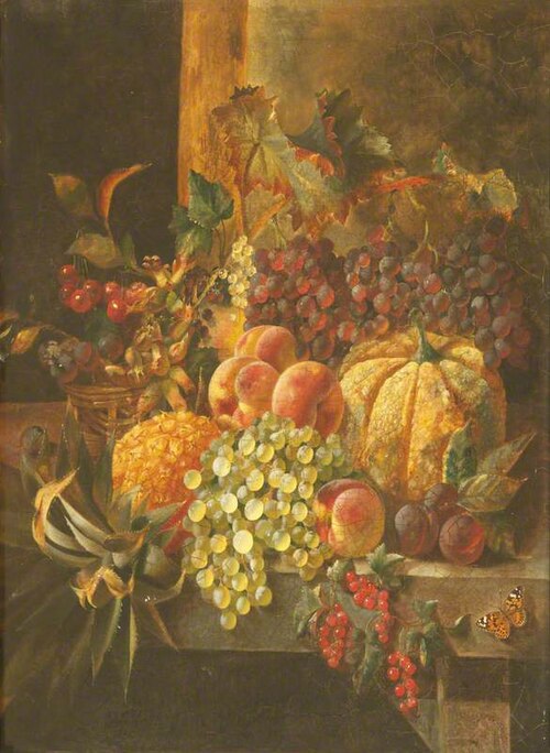 Still Life with Butterfly, , Joseph Stannard