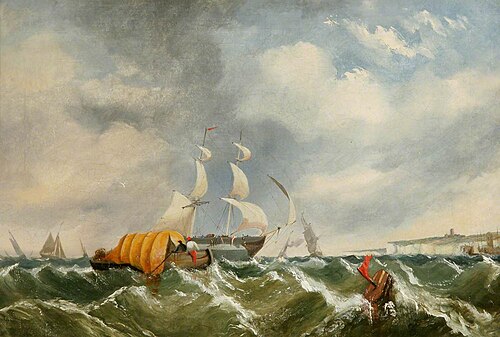 Shipping off Gorleston, Norfolk, , Joseph Stannard