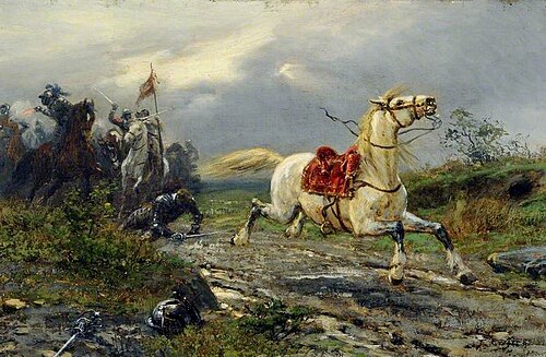 The Empty Saddle, 1882, Ernest Crofts