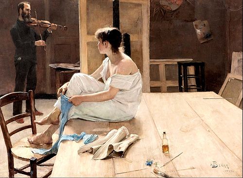 After the sitting, 1884, Richard Bergh