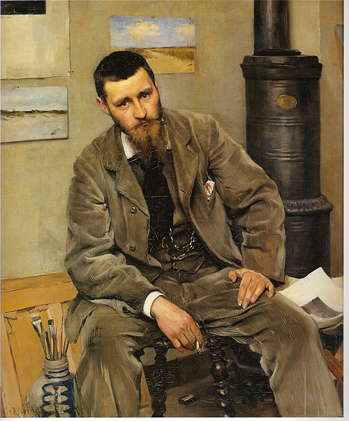 Portrait of the Painter Nils Kreuger, 1883, Richard Bergh