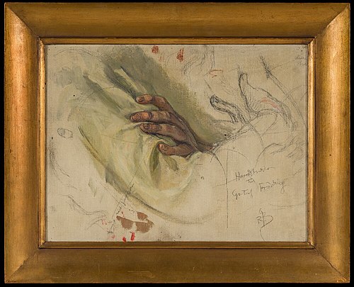 Hand Studies for the Portrait of Gustaf Fröding, 1909, Richard Bergh