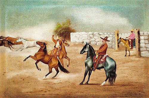 Un buen lazo, 1916, Ernesto Icaza