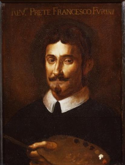 Self-portrait holding a palette, 1638, Francesco Furini