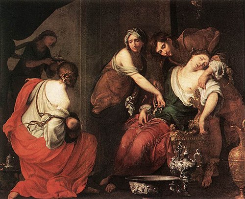 The Birth of Benjamin, 1650, Francesco Furini