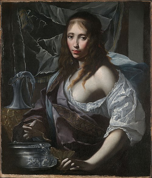 Artemisia Prepares to Drink the Ashes of her Husband, Mausolu, 1630, Francesco Furini