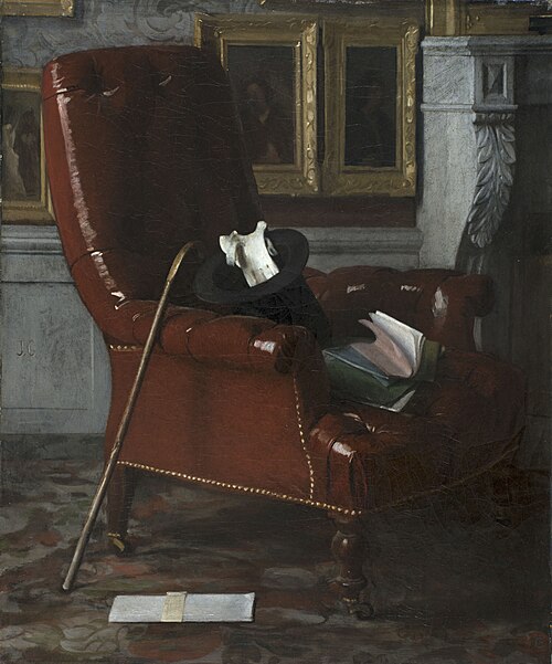 Un coin de salon chez le peintre, 1852, Jean Gigoux