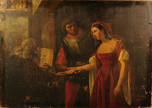 L'Horoscope, 1834, Jean Gigoux