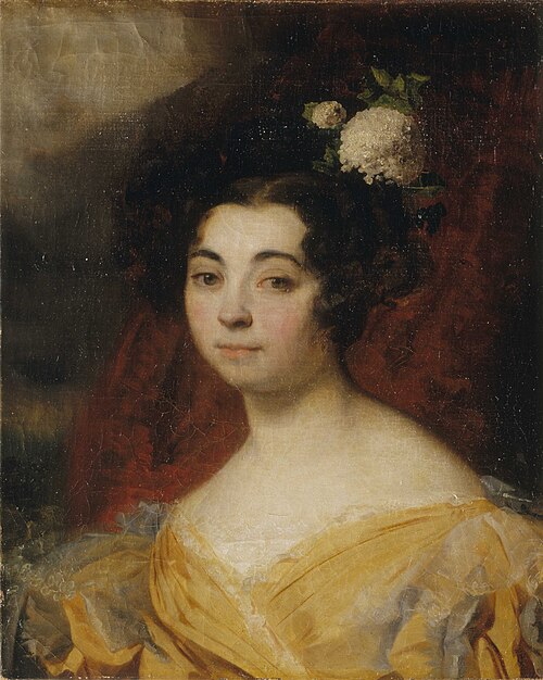 Portrait de Marie Mennessier-Nodier (1811-1893), 1832, Jean Gigoux