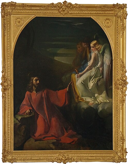 Jésus au Jardin des oliviers, 1841, Jean Gigoux
