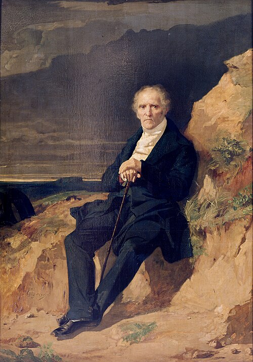 Portrait of Charles Fourier, 1835, Jean Gigoux