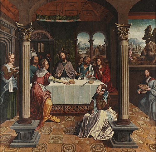 Jesus in the House of Martha and Mary, 1535, Grão Vasco