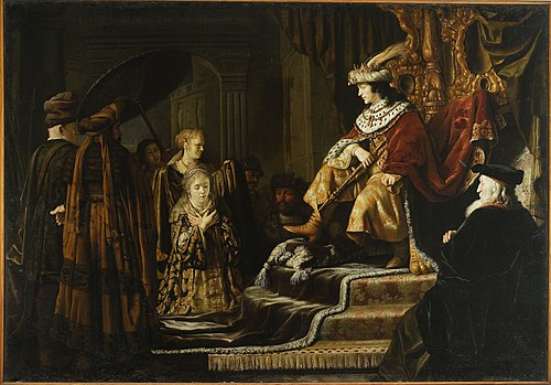 Esther before Ahasuerus (Esther 2:16), 1640, Jan Victors