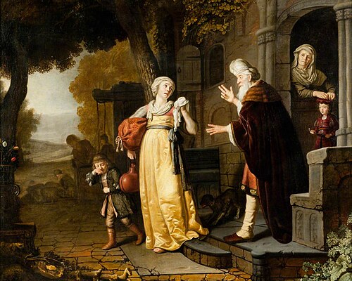The Dismissal of Hagar, , Jan Victors