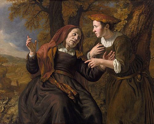 Ruth swearing her allegiance to Naomi., 1653, Jan Victors