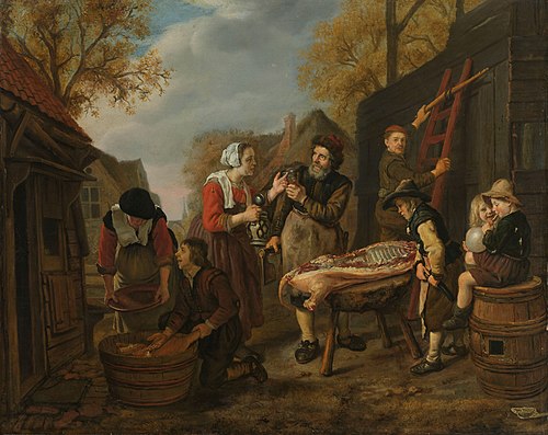The swine butcher, 1648, Jan Victors