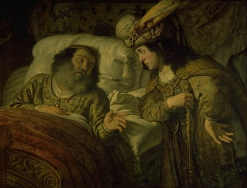 The Dying David Admonishes Solomon, , Jan Victors