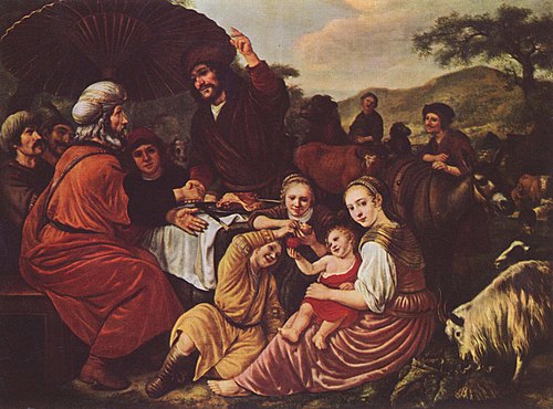 The Reconciliation of Jacob and Laban, 1635, Jan Victors
