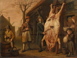 The Slaughtered Hog, 1653, Jan Victors