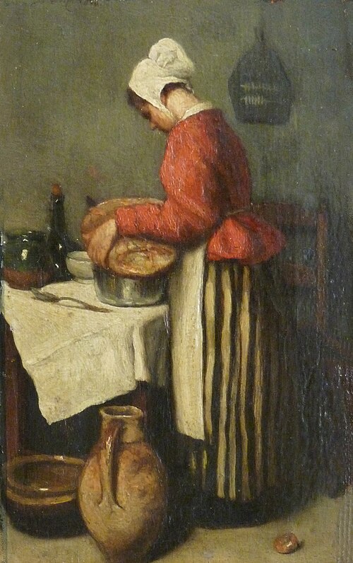 La tailleuse de soupe, 1846, François Bonvin