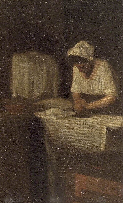 A Woman Ironing, 1856, François Bonvin