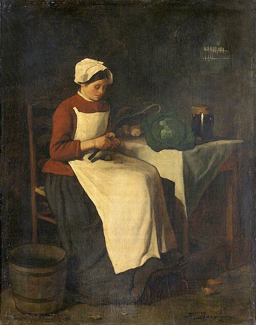 The Young Housewife, 1875, François Bonvin