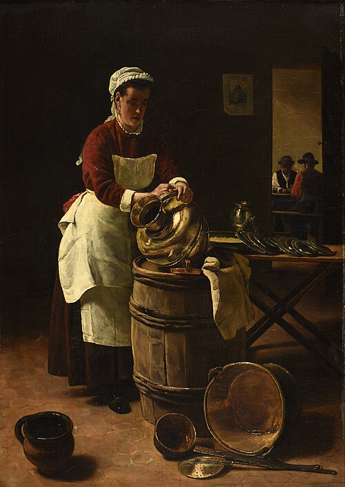 L'Ecureuse, 1873, François Bonvin