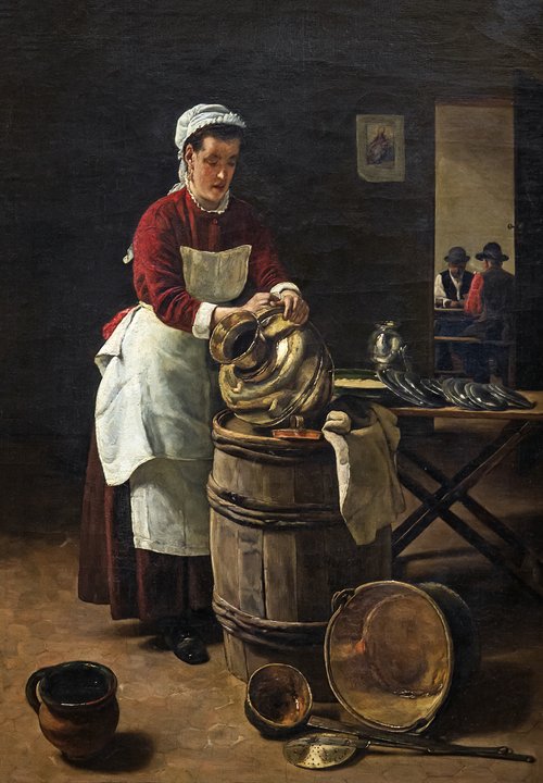 L'écureuse, 1887, François Bonvin