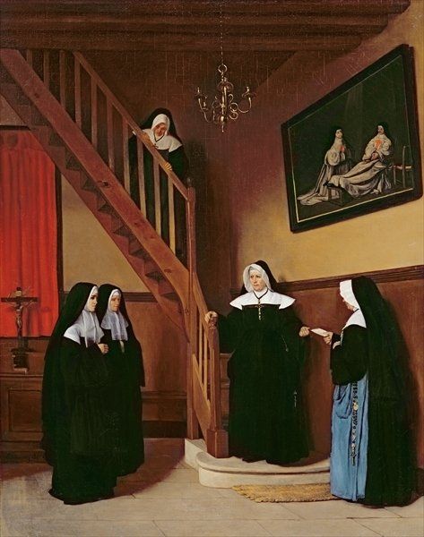 La Lettre de recommandation., 1859, François Bonvin