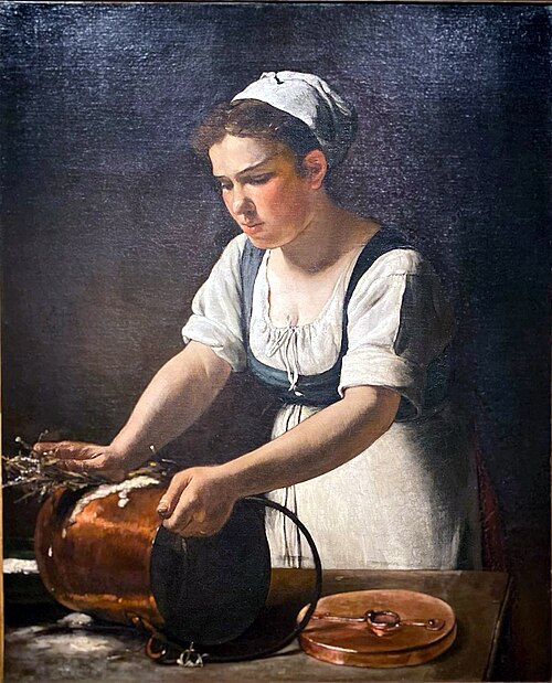 Limpiadora de cobres, 1869, François Bonvin