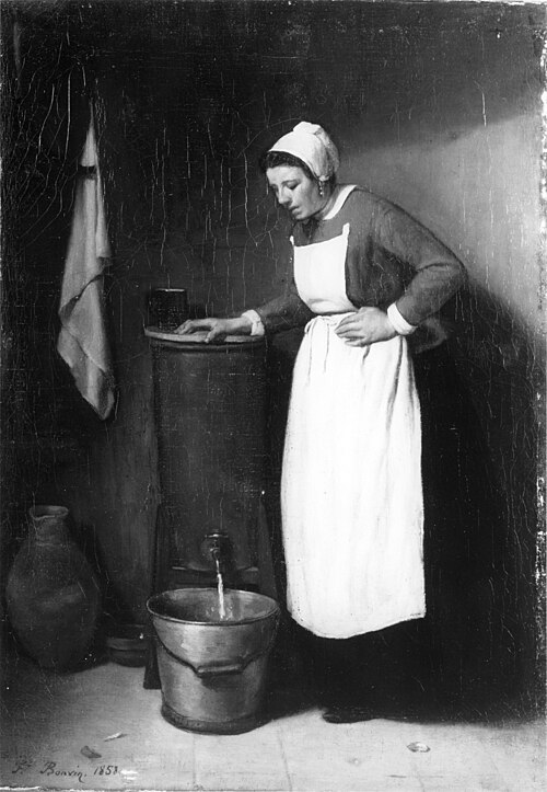 Drawing Water, 1858, François Bonvin