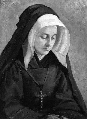 La religieuse, 1870, François Bonvin