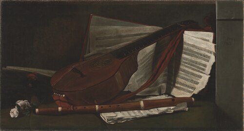 Attributes of Music, 1863, François Bonvin