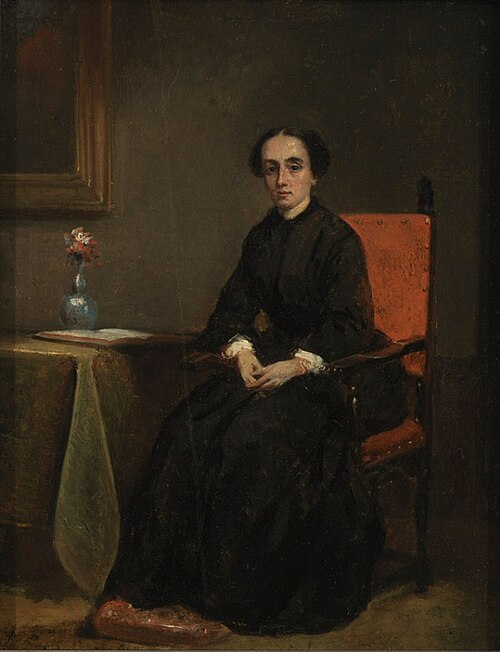 Portrait of a Seated Woman, 1871, François Bonvin
