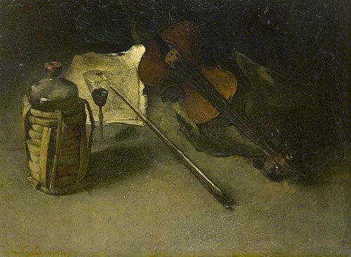 The Violin, , François Bonvin