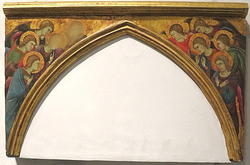 Worshipping Angels, 1325, Ugolino di Nerio