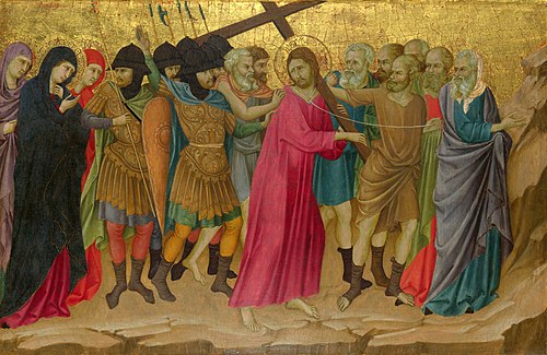 The Way to Calvary, 1324, Ugolino di Nerio