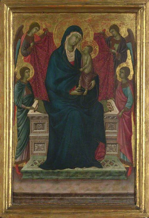 Vierge à l'Enfant avec quatre anges, 1315, Ugolino di Nerio
