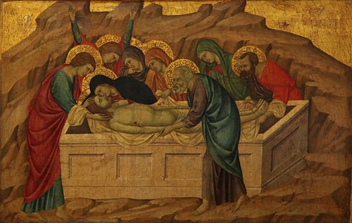 The Entombment of Christ, 1330, Ugolino di Nerio