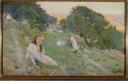 Hillsides of Montjuïc, 1896, Joaquim Mir
