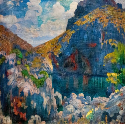 Or et azur, 1902, Joaquim Mir