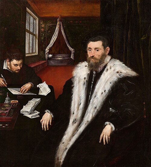 Portrait double., , Lambert Sustris
