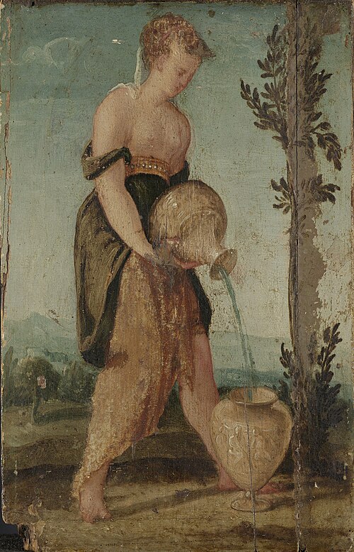 Woman with Water Jug, 1550, Lambert Sustris