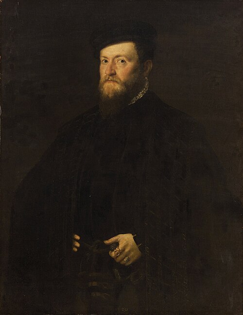 Portrait of a Man in a Cape, 1560, Lambert Sustris