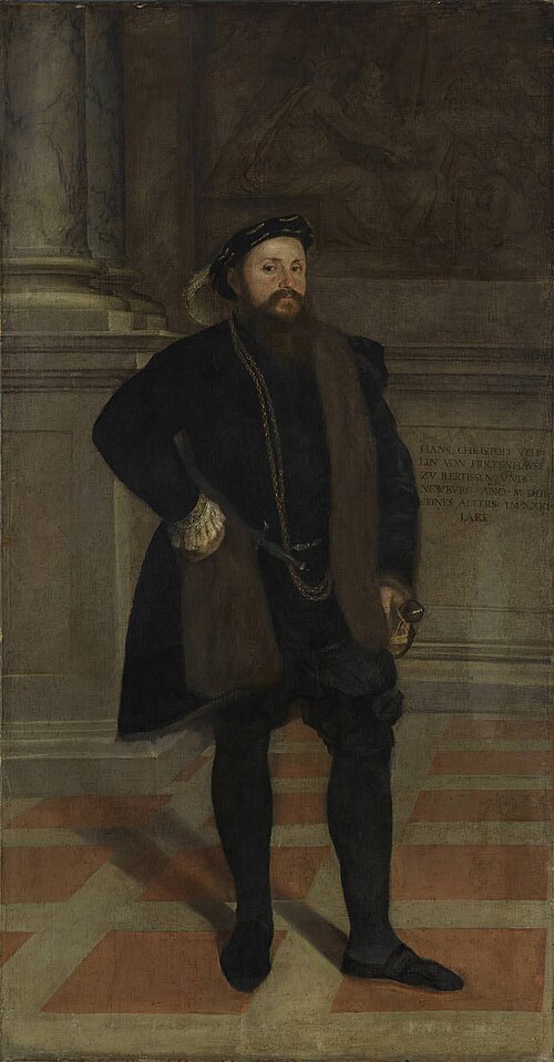 Hans Christoph I. Vöhlin von Frickenhausen (1522-1576), 1552, Lambert Sustris