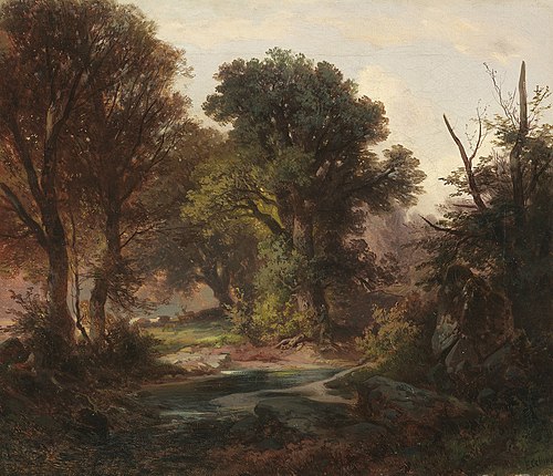 Waldstudie, , Erwin Oehme