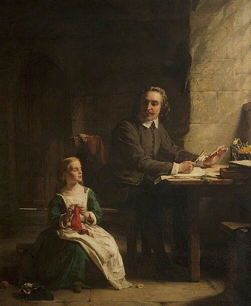 John Bunyan in Bedford Prison, , Alexander Johnston