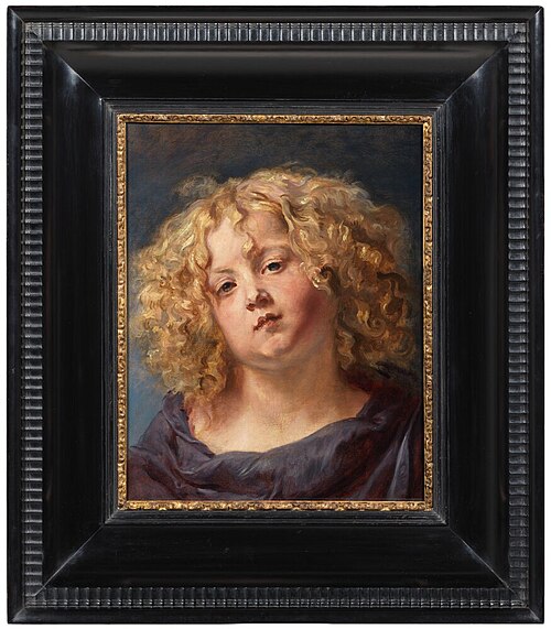 Study of a Boy's Head, 1644, Thomas Willeboirts Bosschaert