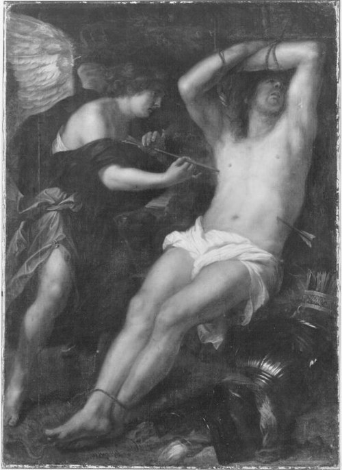 Hl. Sebastian, 1633, Thomas Willeboirts Bosschaert